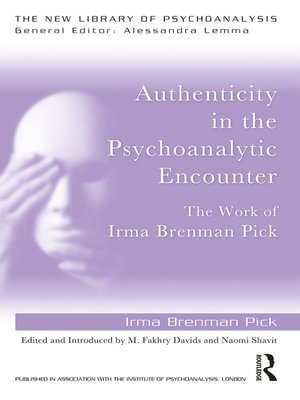 cover image of Authenticity in the Psychoanalytic Encounter